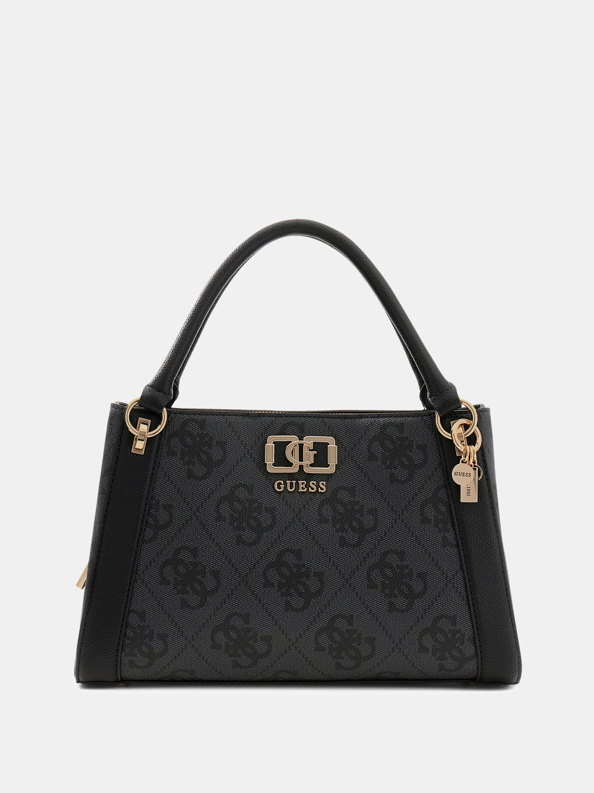 Coal - GUESS Sac à main Karnilla Logo