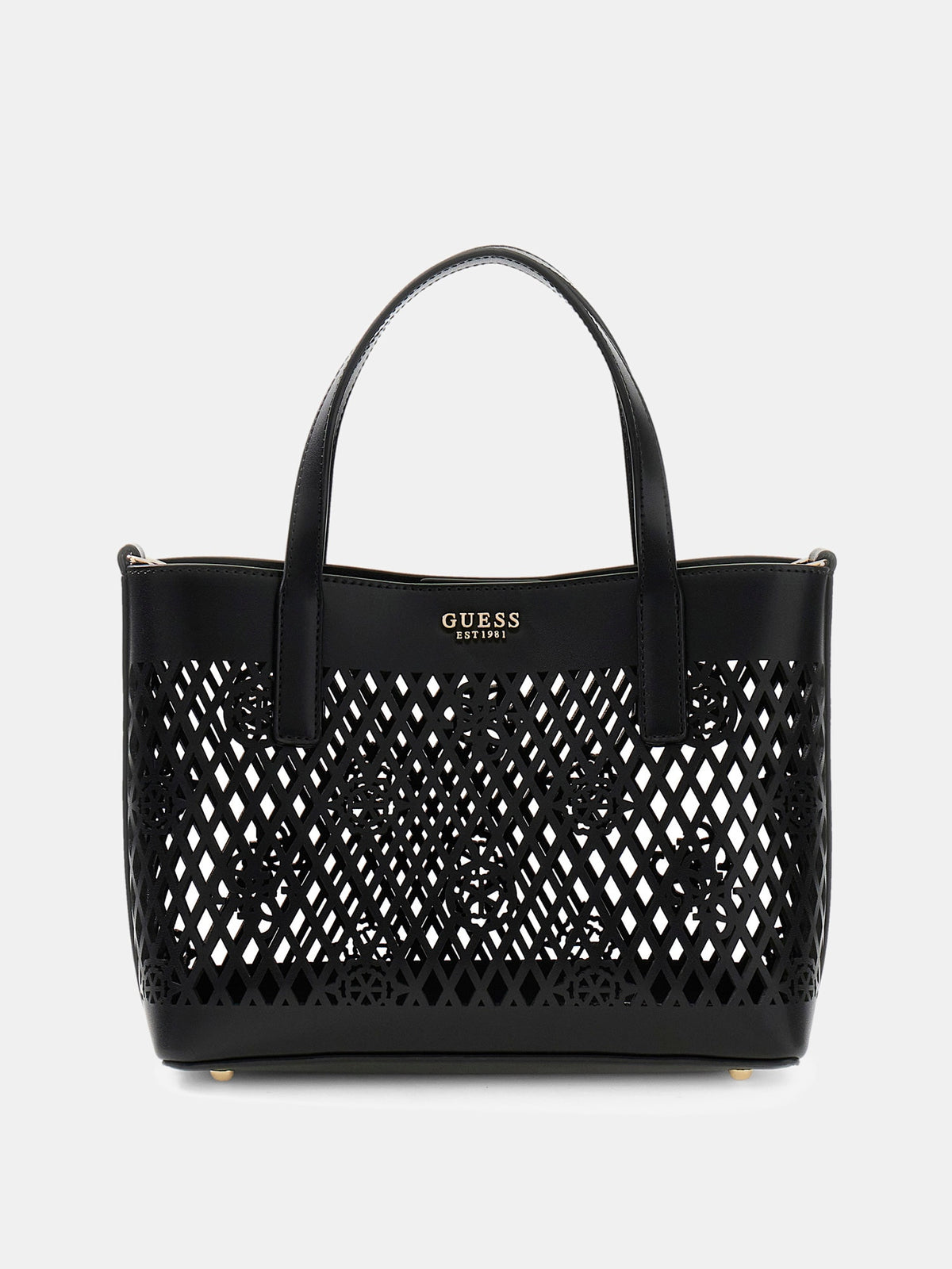 Noir - GUESS Sac à main Mini Letty 2 in 1 Tote