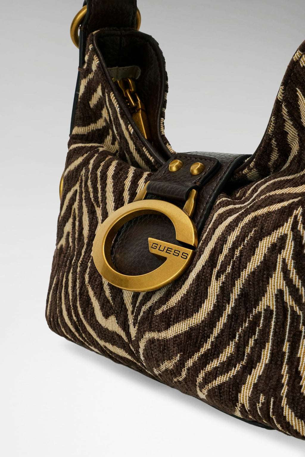 Marron - Guess Camden Mini Shoulder