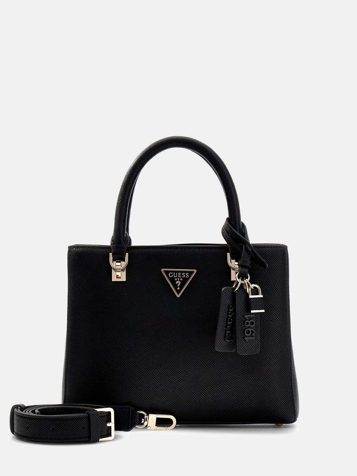 Noir - GUESS Sac à main Noelle II Small Multi Comp