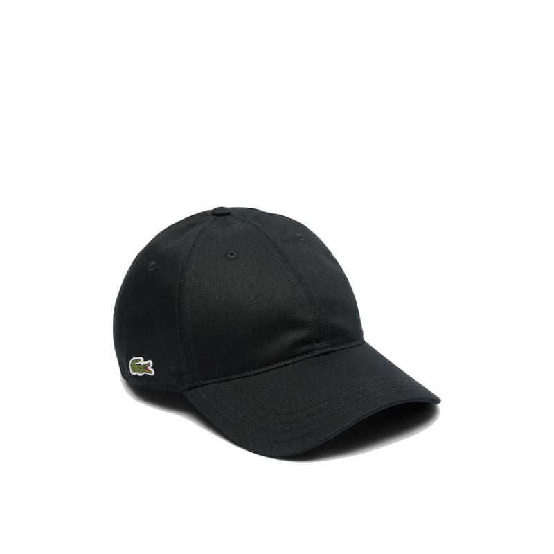 Noir - LACOSTE Casquette twill de coton