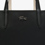 Noir Farine - LACOSTE Sac cabas vertical Anna réversible
