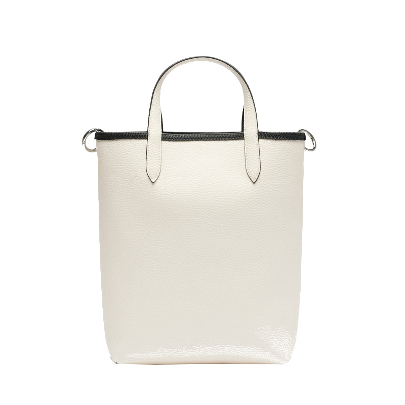 Noir Farine - LACOSTE Sac cabas vertical Anna réversible