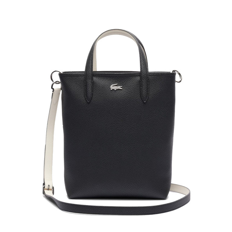 Noir Farine - LACOSTE Sac fourre-tout vertical double face Anna