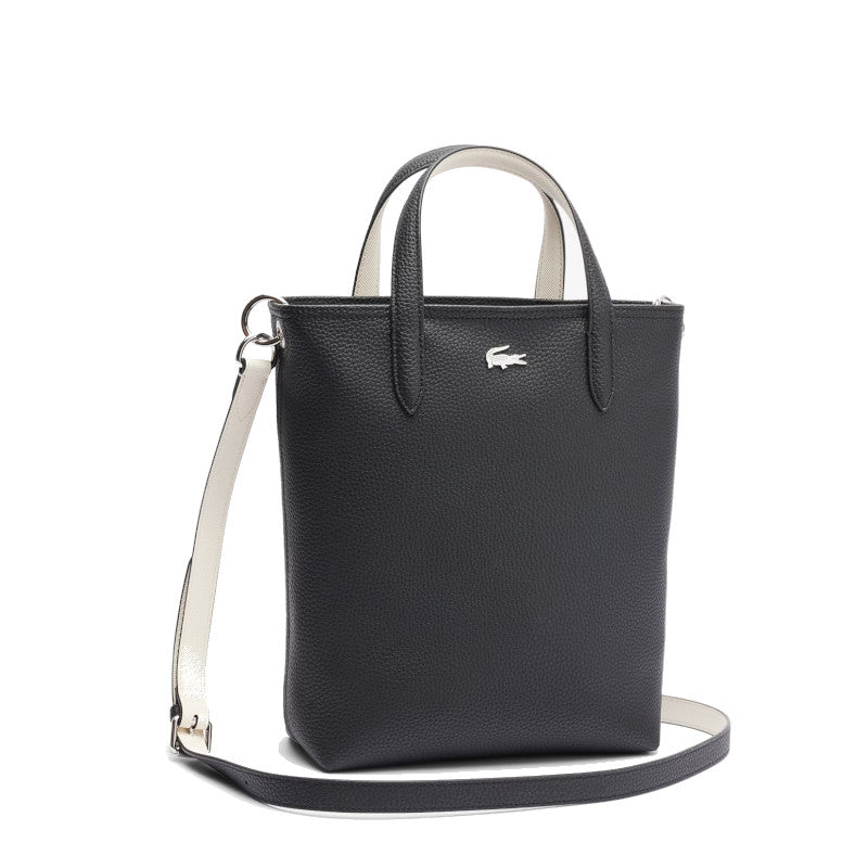 Noir Farine - LACOSTE Sac fourre-tout vertical double face Anna