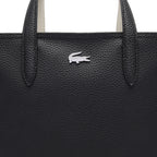 Noir Farine - LACOSTE Sac fourre-tout vertical double face Anna