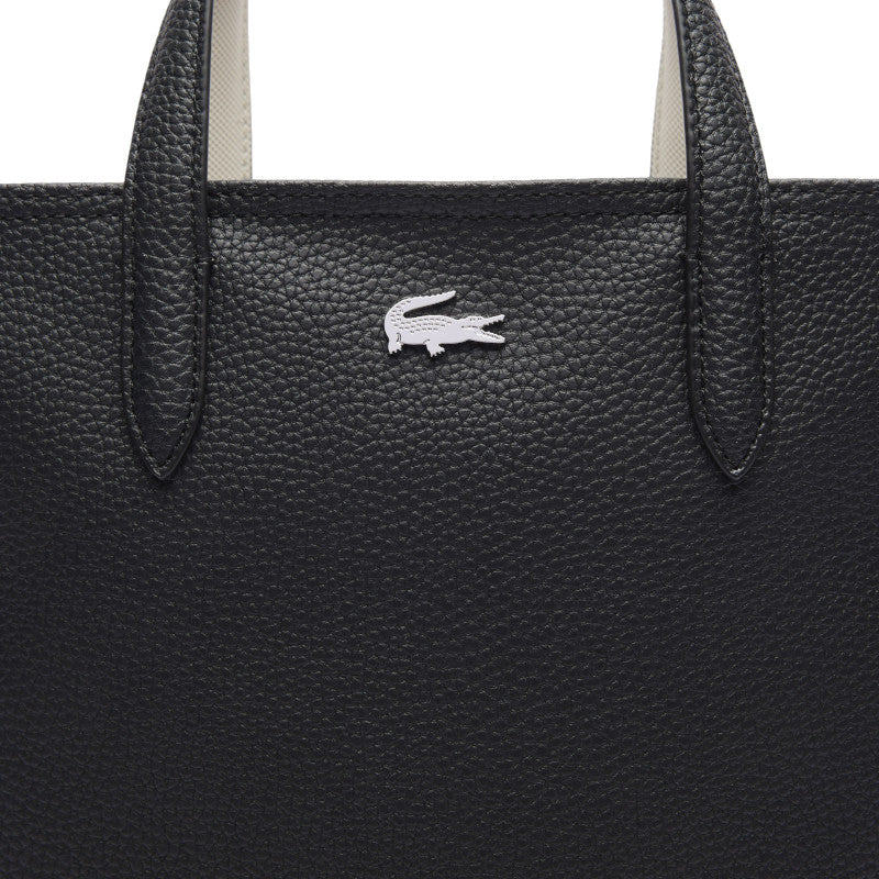 Noir Farine - LACOSTE Sac fourre-tout vertical double face Anna