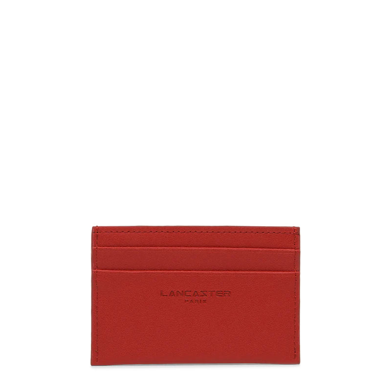 Rouge - LANCASTER Porte-cartes City Philos