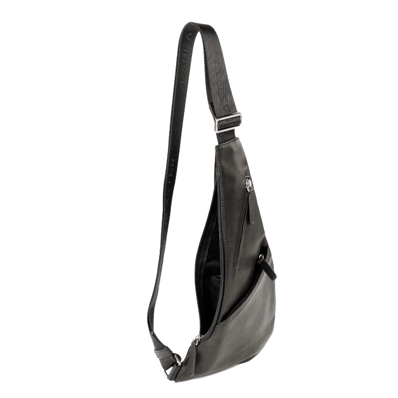 LANCASTER Sac body Zippée Soft Vintage Homme