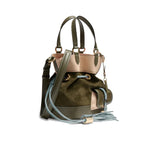 Lancel Sac seau M Premier Flirt cuir kaki foncé