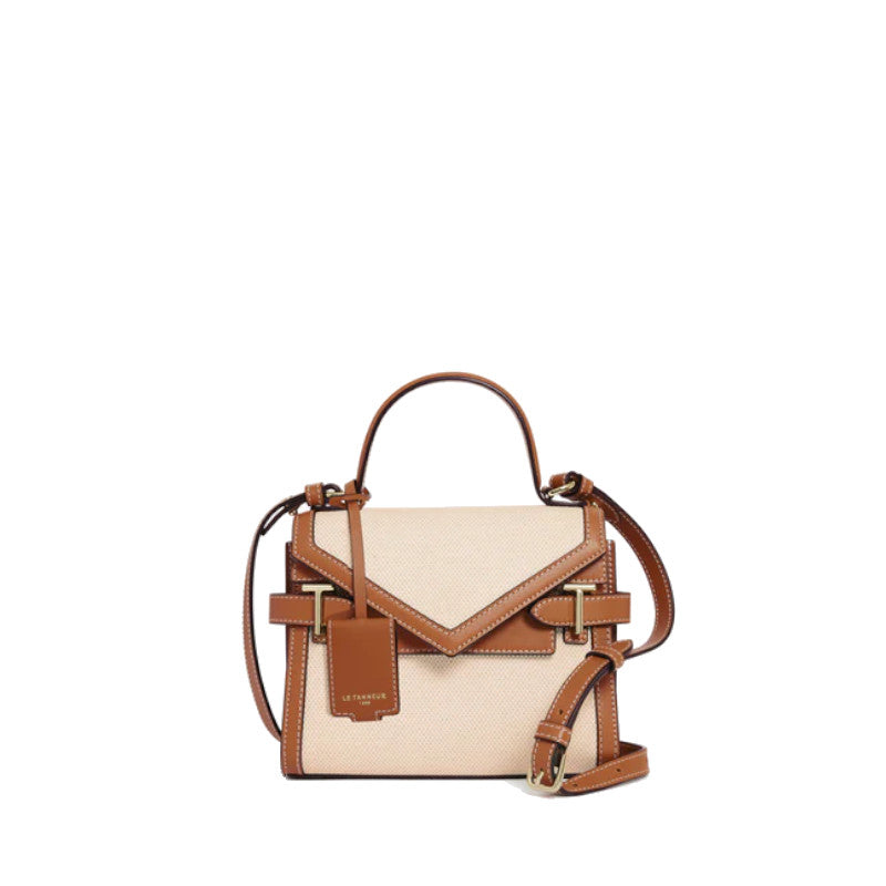 LE TANNEUR Petit sac à main double rabat Emilie