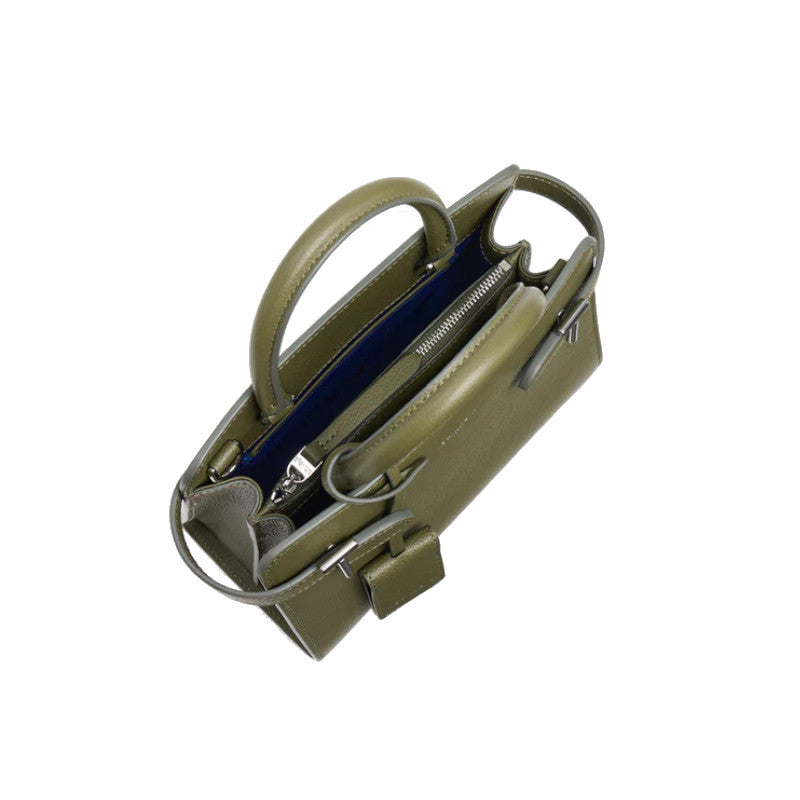 LE TANNEUR Petit sac à main en cuir grainé