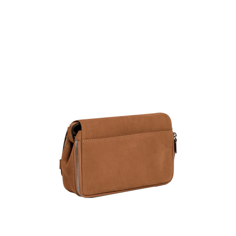LE TANNEUR Petit sac bandoulière Simone en cuir nubuck grainé