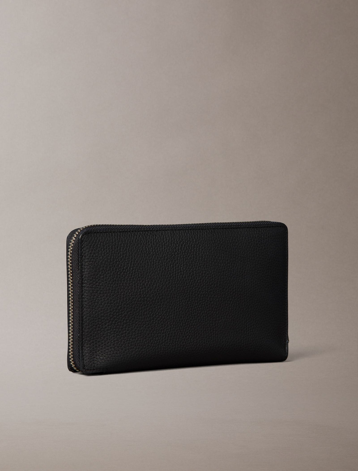 Noir - CALVIN KLEIN Portefeuille long zippé logo embossé