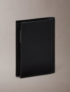 Noir - Calvin Klein Portefeuille Emblem format vertical
