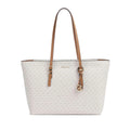 Vanille/Noisette - MICHAEL KORS Grand sac fourre-tout Quinn en cuir à logo Signature