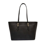 Noir - MICHAEL KORS Grand sac fourre-tout en cuir grainé Quinn