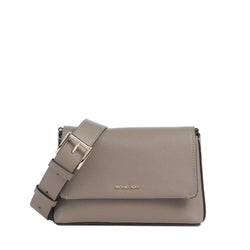 Taupe - MICHAEL KORS Petit sac à bandoulière en cuir Nessa