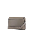 Taupe - MICHAEL KORS Petit sac à bandoulière en cuir Nessa