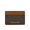 Marron - MICHAEL KORS Porte-cartes à logo