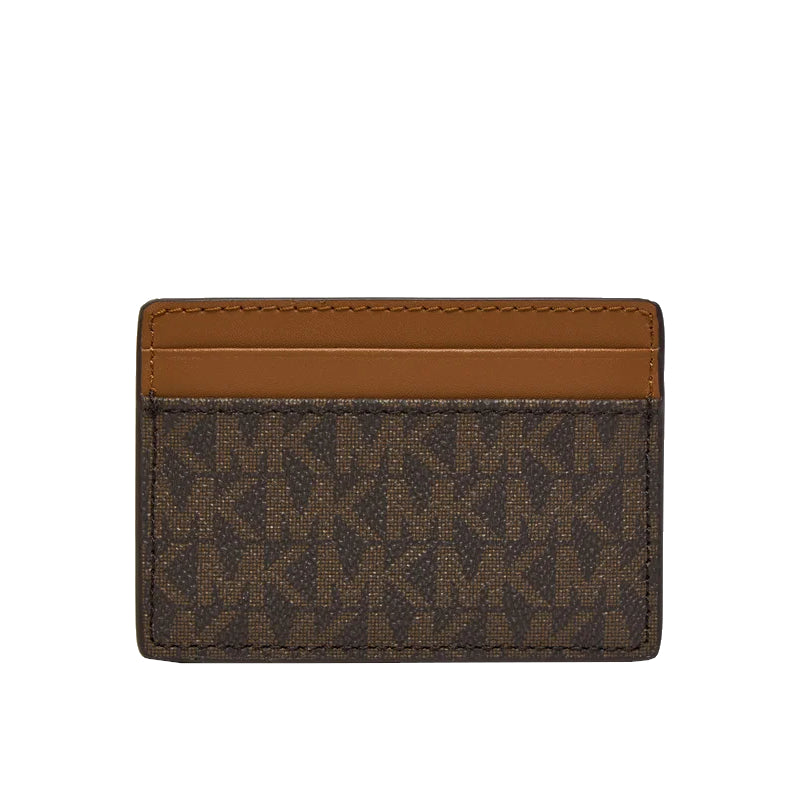 Marron - MICHAEL KORS Porte-cartes à logo