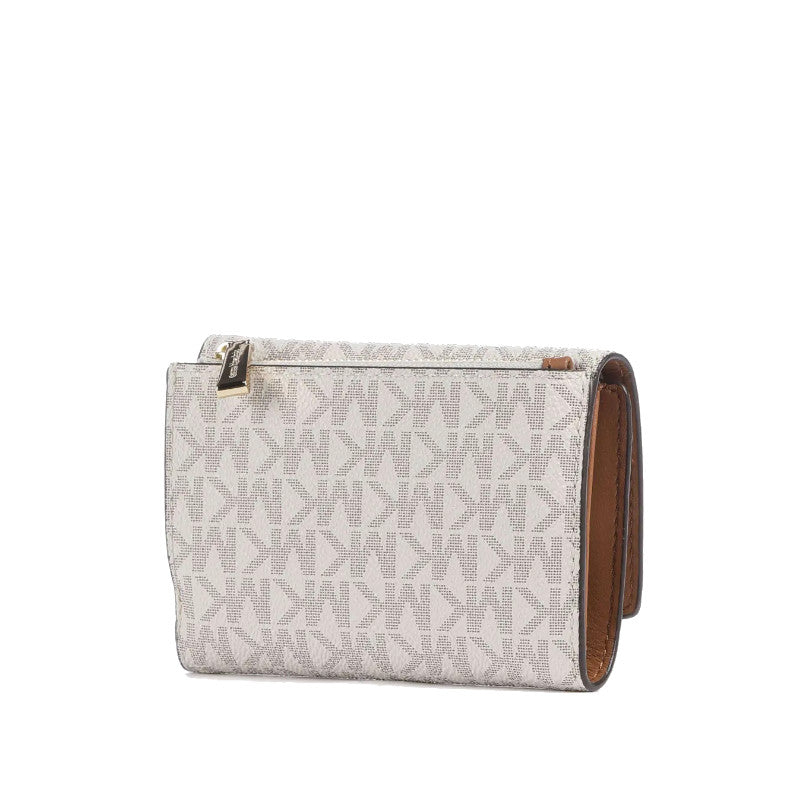 Vanille/Noisette - MICHAEL KORS Portefeuille Bryant de taille moyenne à logo Signature