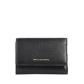 Noir - MICHAEL KORS Portefeuille Bryant en cuir grainé de taille moyenne