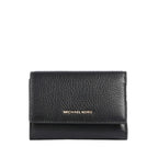 Noir - MICHAEL KORS Portefeuille Bryant en cuir grainé de taille moyenne