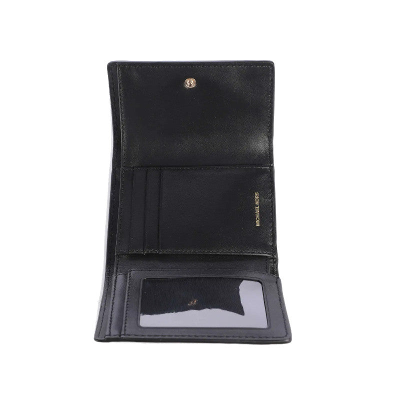 Noir - MICHAEL KORS Portefeuille Bryant en cuir grainé de taille moyenne