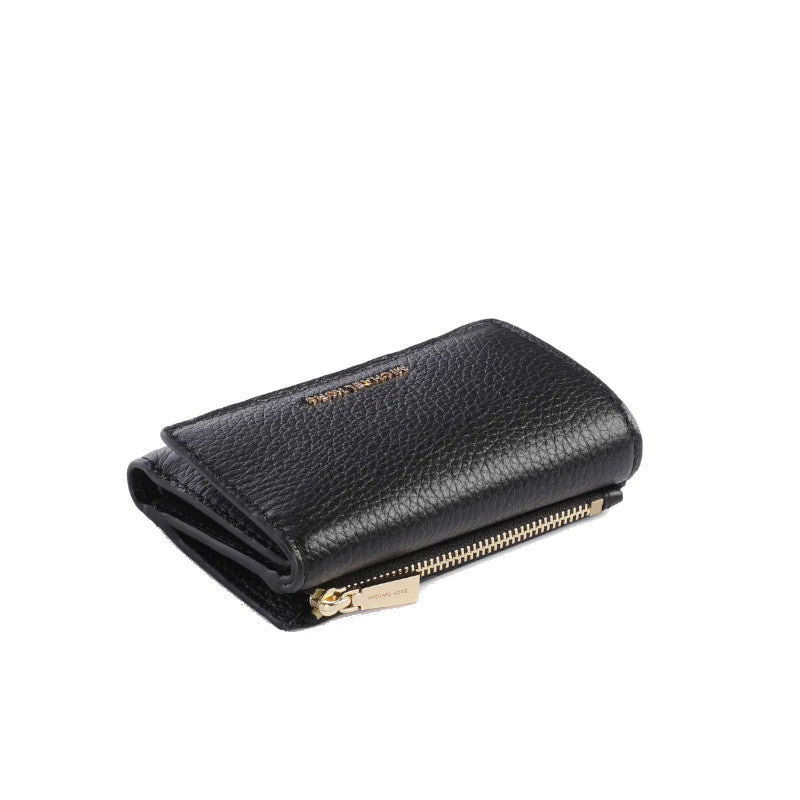 Noir - MICHAEL KORS Portefeuille Bryant en cuir grainé de taille moyenne