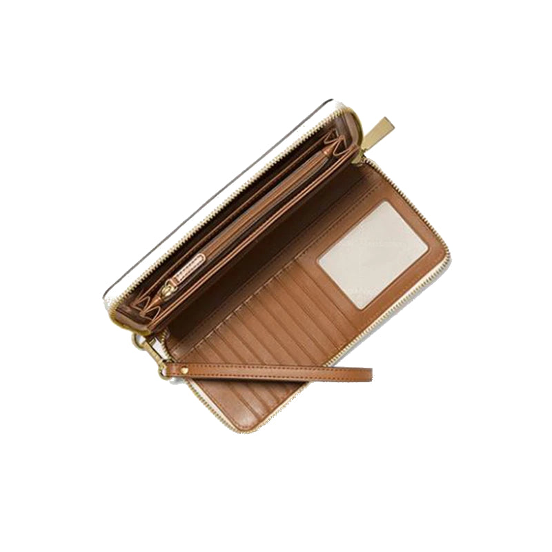 Blanc - MICHAEL KORS Portefeuille continental avec grand logo
