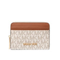 Vanilla/Acrn - MICHAEL KORS Portefeuille grand format Jet Set Small Signature Logo