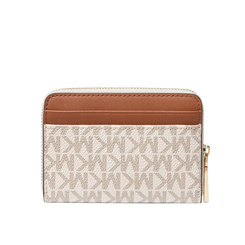 Vanilla/Acrn - MICHAEL KORS Portefeuille grand format Jet Set Small Signature Logo