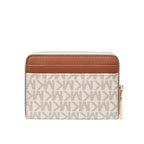 Vanilla/Acrn - MICHAEL KORS Portefeuille grand format Jet Set Small Signature Logo