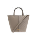 Taupe - MICHAEL KORS Sac à bandoulière Flora de taille moyenne