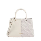 Blanc - MICHAEL KORS Sacoche Flora de taille moyenne