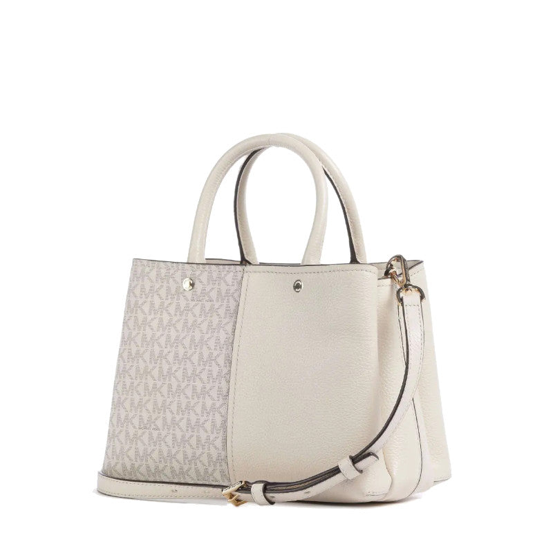 Blanc - MICHAEL KORS Sacoche Flora de taille moyenne