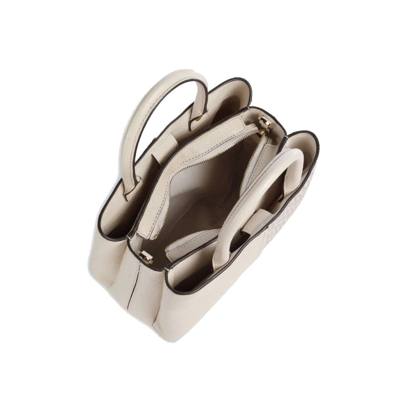 Blanc - MICHAEL KORS Sacoche Flora de taille moyenne