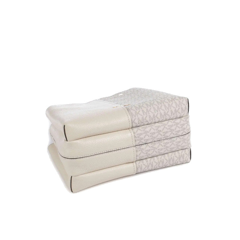 Blanc - MICHAEL KORS Sacoche Flora de taille moyenne