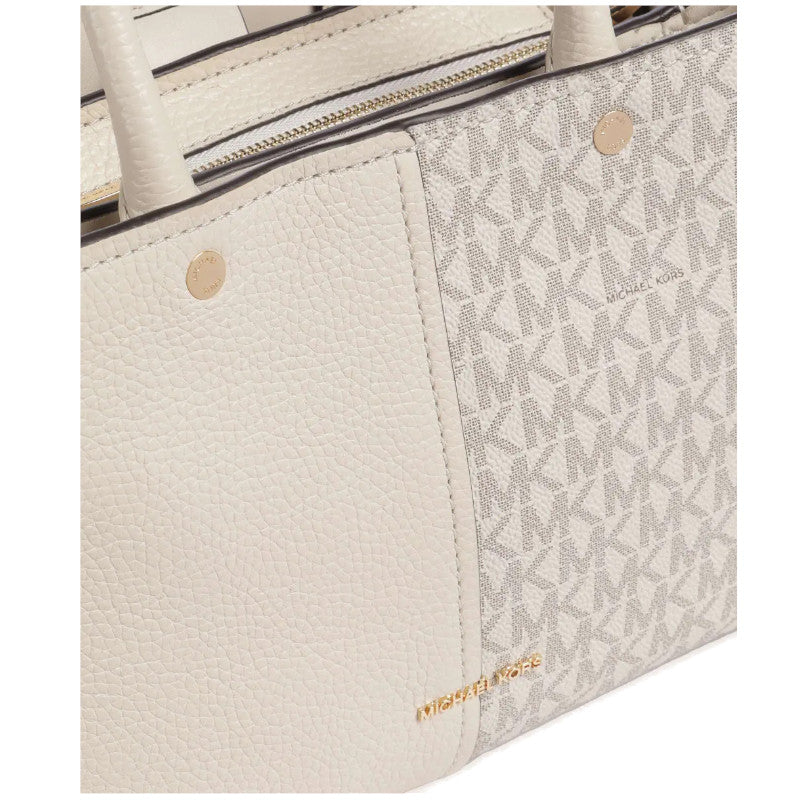 Blanc - MICHAEL KORS Sacoche Flora de taille moyenne