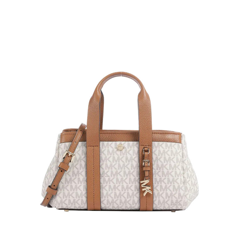 Vanille/Noisette - MICHAEL KORS Très petit sac à bandoulière Romee à logo Signature