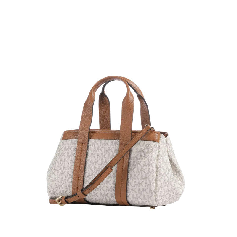 Vanille/Noisette - MICHAEL KORS Très petit sac à bandoulière Romee à logo Signature