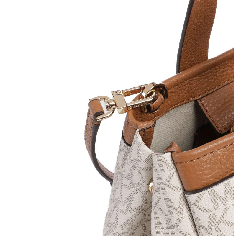 Vanille/Noisette - MICHAEL KORS Très petit sac à bandoulière Romee à logo Signature