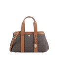 Bronze/Noisette - MICHAEL KORS Très petit sac à bandoulière Romee à logo Signature