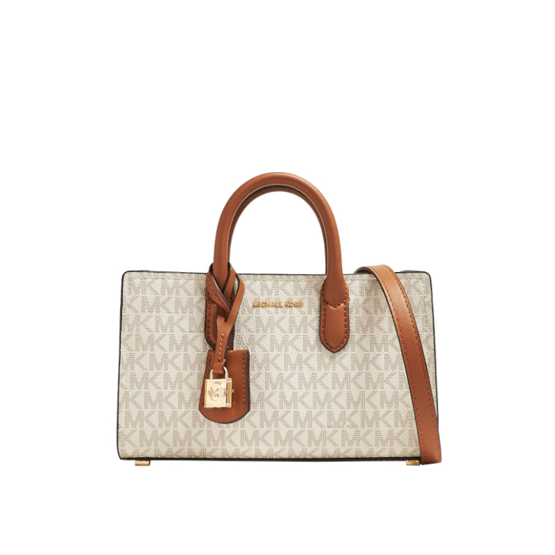 Vanilla/Acrn - MICHAEL KORS Très petit sac à bandoulière Scarlett avec logo
