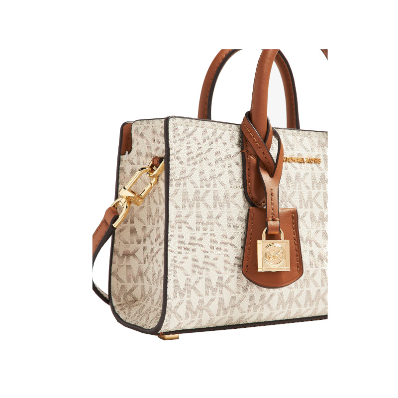 Vanilla/Acrn - MICHAEL KORS Très petit sac à bandoulière Scarlett avec logo