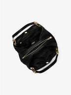 Noir/Argent - MICHAEL KORS Grand sac porté épaule Raven en cuir Camel