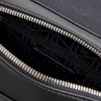 Noir - LACOSTE Petit sac messenger Langon en Petit Piqué
