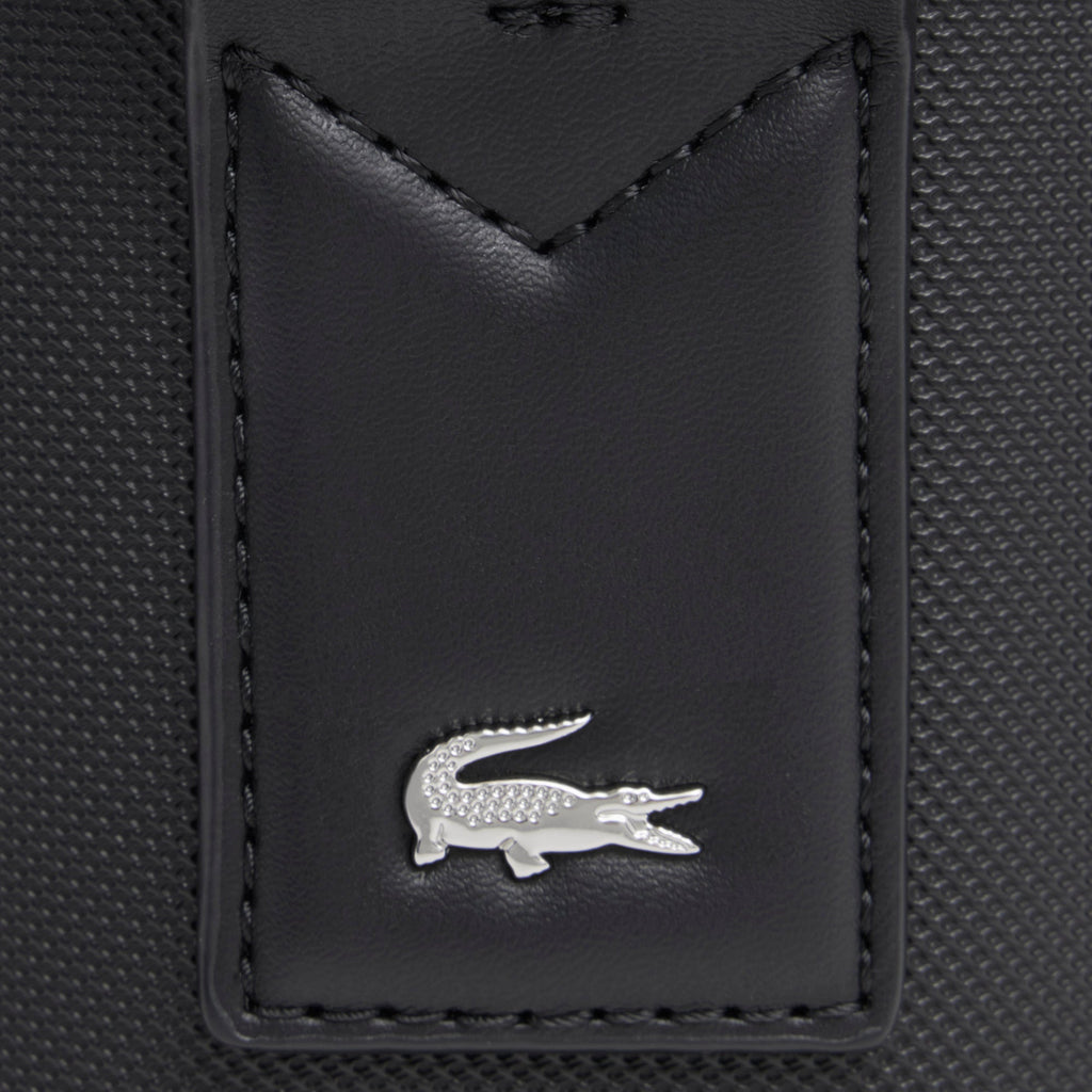 Noir - LACOSTE Petit sac messenger Langon en Petit Piqué