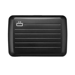Noir - Porte-cartes de crédit alu STOCKHOLM V2